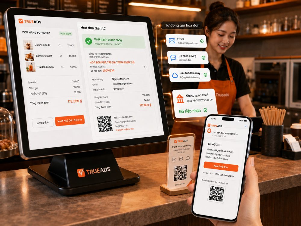 Xuất hoá đơn điện tử TruePOS