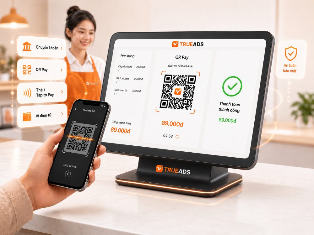Thanh toán không tiền mặt TruePOS